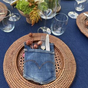 כיס ג'ינס דקורטיבי לסכ"ום