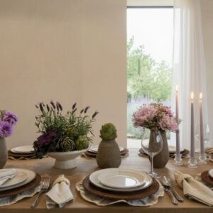ערכת עיצוב שולחן פסח  - שדות לוונדר